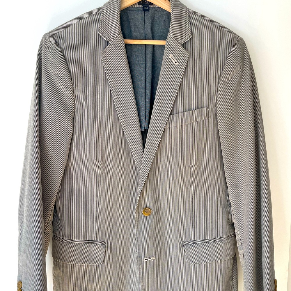 J. Crew Pinstripe Blazer